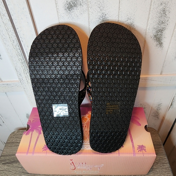 🏷 CLEARANCE! Jellypop Comfort Fit Women's Savea Beaded Flip Flop Sandals - Picture 6 of 10
